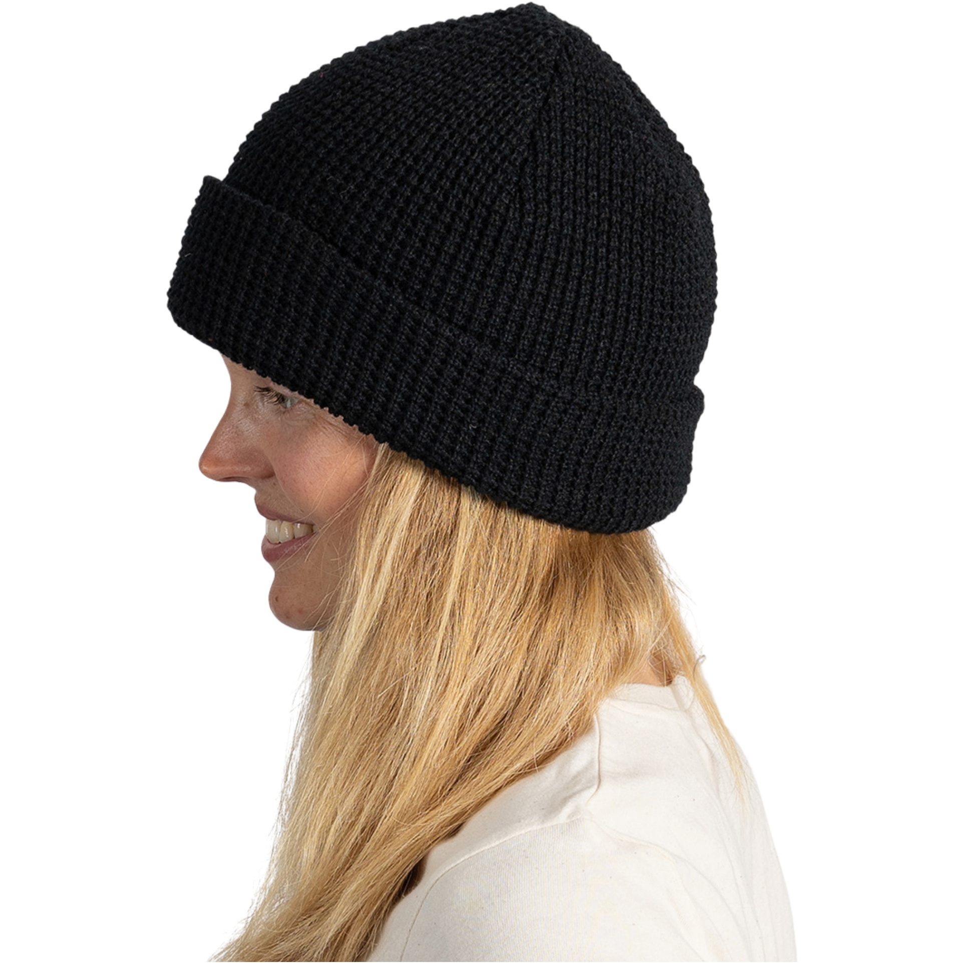 2026 Dryrobe Waffle Beanie DBNEWAFF - Black